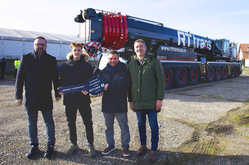 First Liebherr LTM 1450-8.1 mobile crane in Serbia